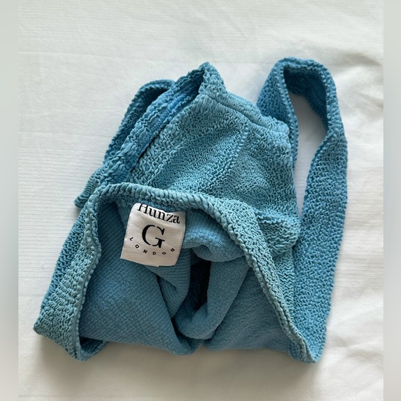 Hunza G Square Neck One-Piece - Sky Blue 💙 - Picture 4 of 7